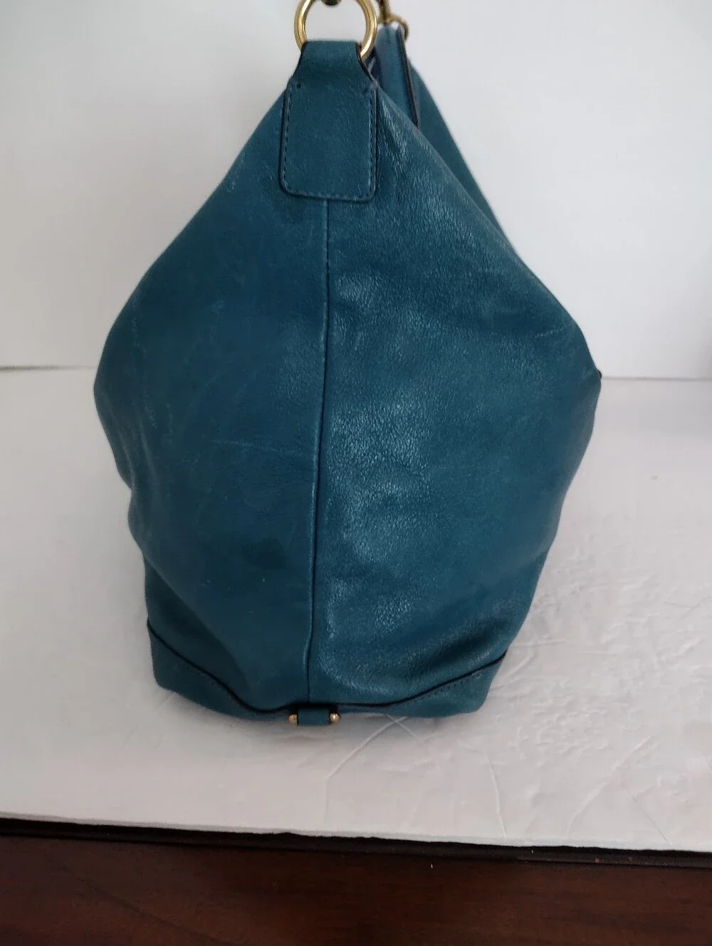 Vintage Y2K Coach Madison Sabrina Satchel Bag And Wallet Set Teal 12949 Rare
